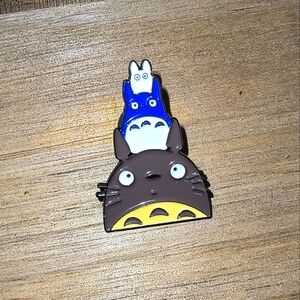 Women’s Jewelry Fashion Fun Cute Triple Totoro/My Neighbor Totoro Enamel Pin